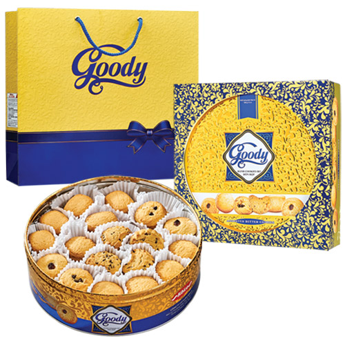 Goody Assorted Cookies In Tin 908g - High Quality Cookies In Vietnam