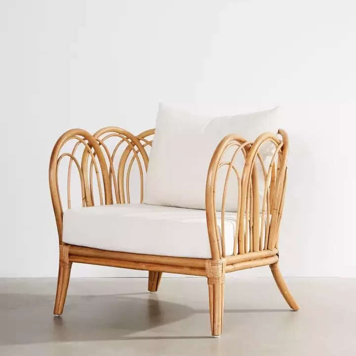 Rattan lotus leaf chair - CH008 Handmade rattan garden chair for garden swing chair, outdoor furniture