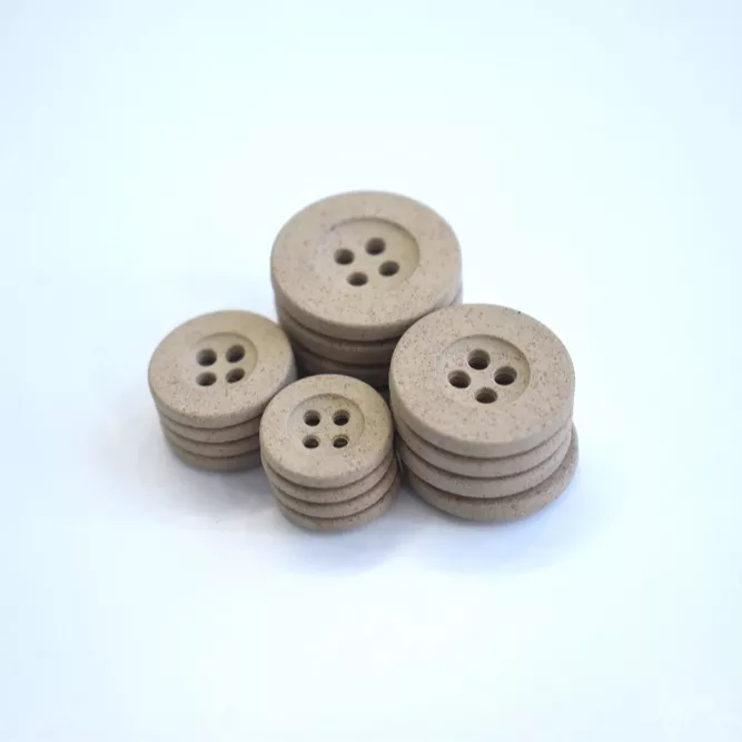 Shirt Buttons for clothing made by Rice Husk plastic resin eco-friendly product garment accessories men's button t-shirts polo