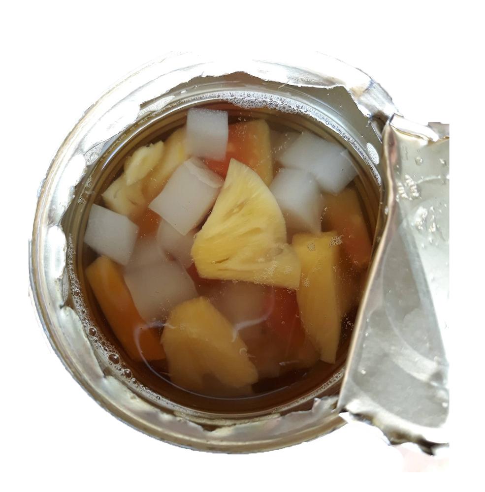 Canned Tropical Fruit Cocktail/ Mixed Fruits Nata de Coco in Light Syrup