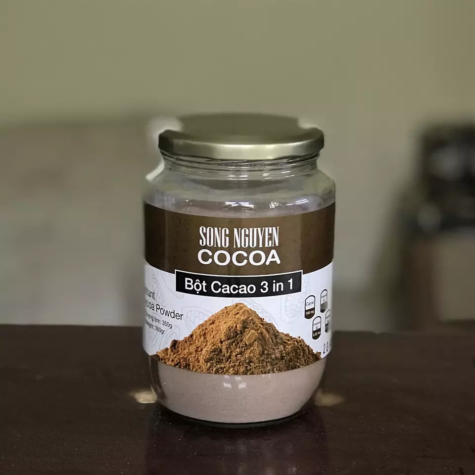 Pure 100% organic instant cocoa powder chocolate cocoa powder bulk 3 in 1
