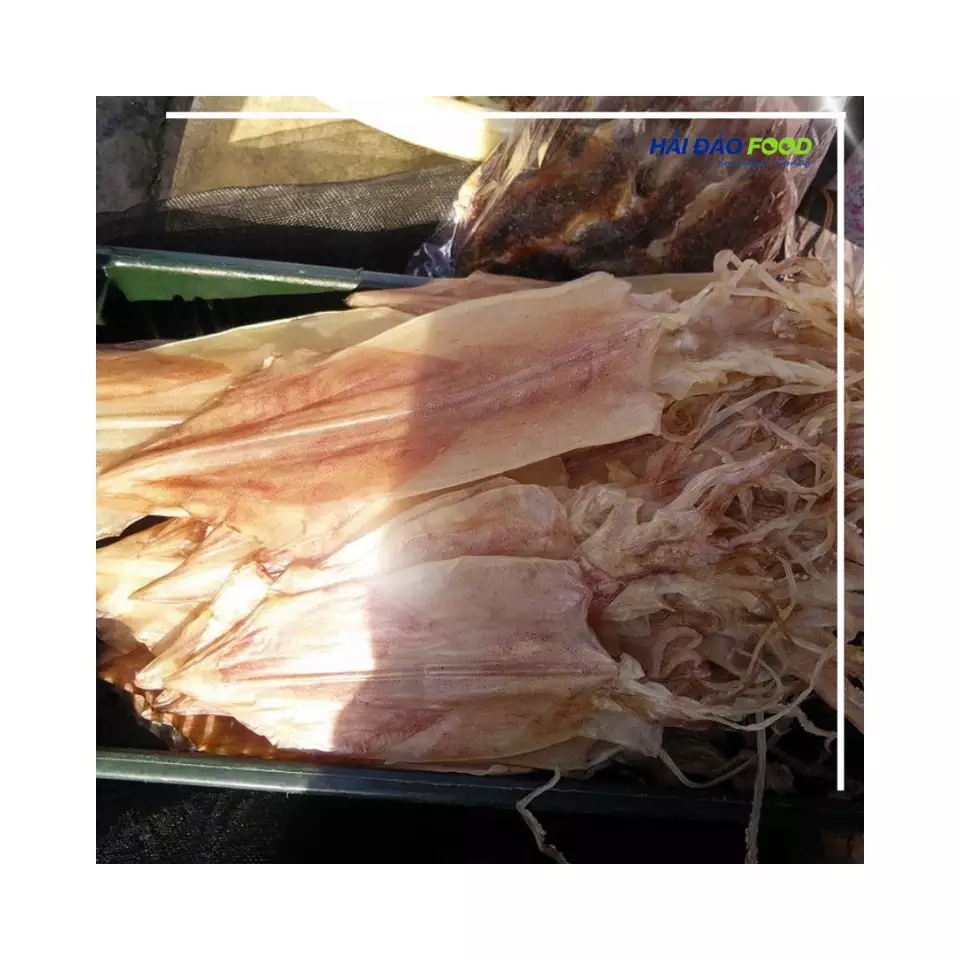 High Quality Dried Squid Hai Dao Food 4-6 Fishes/Tray