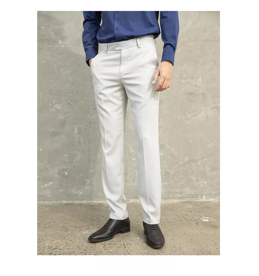 Manufacture Direct Sale Regular Fit Formal Men's Trousers Zip Off Long Pants Man Trouser