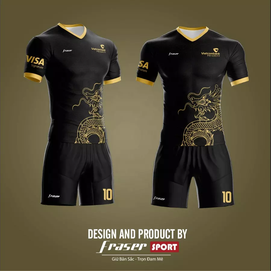 Custom Vietcombank Football Club Uniforms - Design