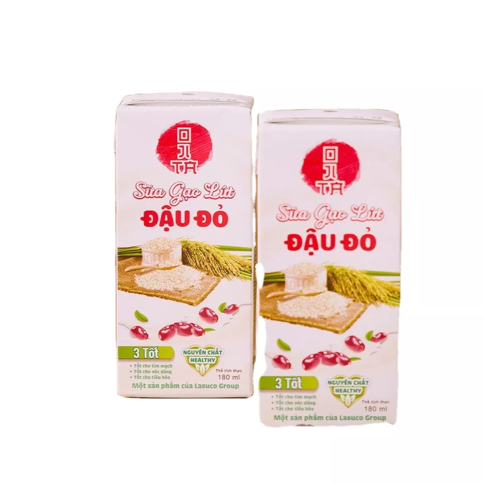 Best Sales Tasty Ojita Brown Rice Milk Red Bean Good For Body Shape Carton Box OEM Asia Product