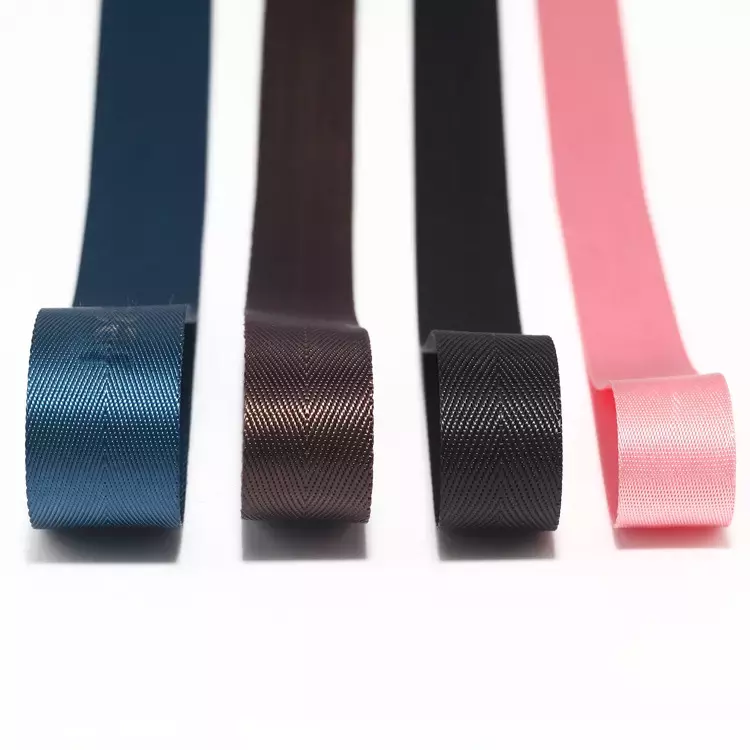 Twill Thick PP Polyester Nylon Webbing Strap Competitive Price High Tenacity Using For Garment Bags Home Textile Shoes