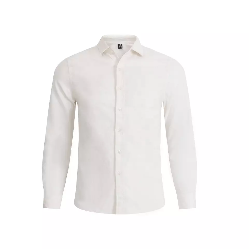 Factory OEM Vietnam latest design 100% cotton long sleeve formal dress shirt for men