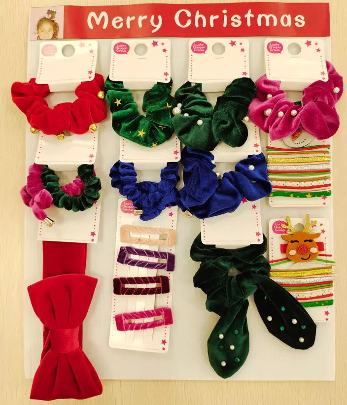 Christmas Hair Accessories Set For Girls Best Selling Products At Factory Prices