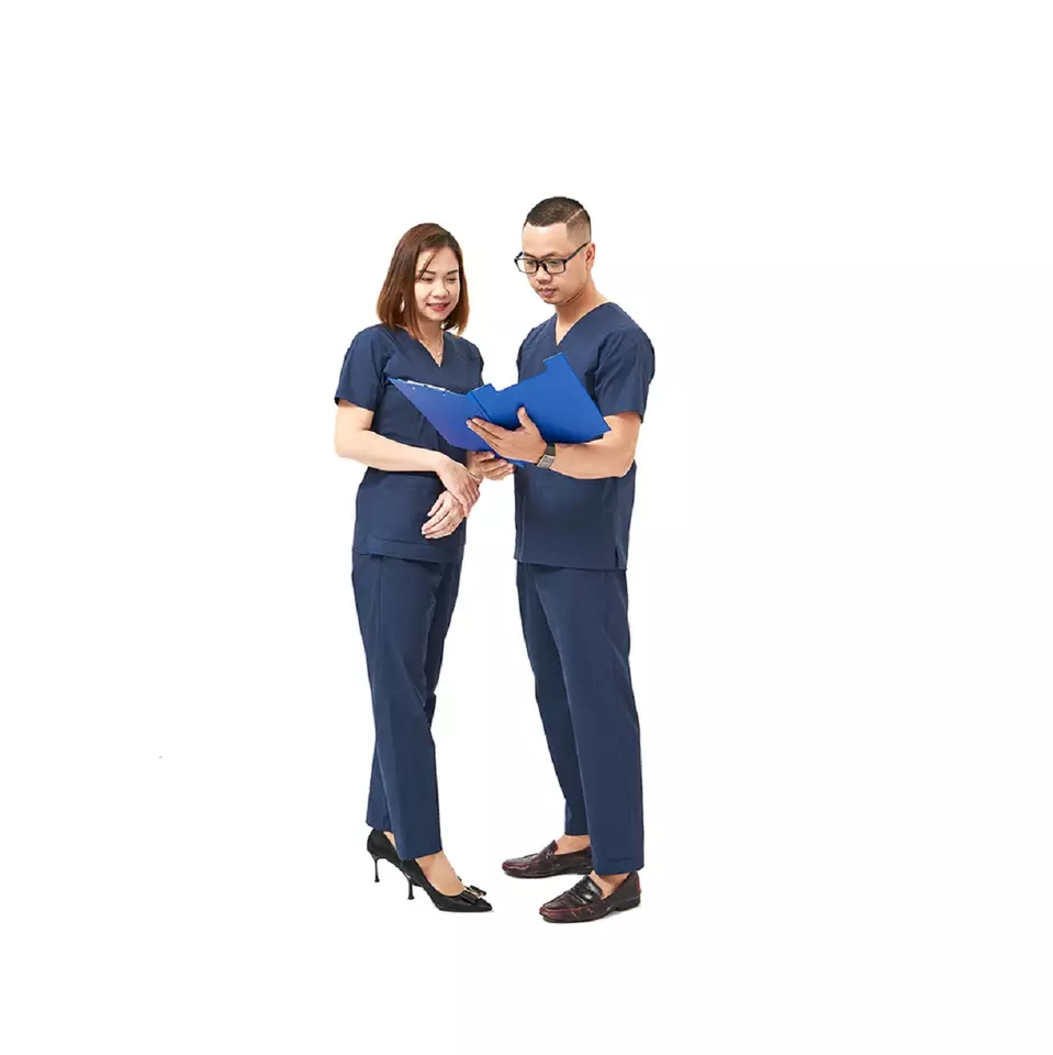 Made In Vietnam Number One Men's Hospital Uniform Scrub Pants For Sale By Sao Mai Vietnam Manufacturer