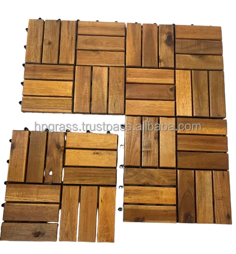 Super hot sale HPW-01 balcony/entry floor tile flooring wood texture solid wood tile for home decoration