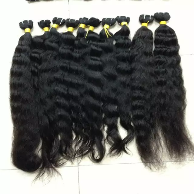 High quality natural color deep wave raw hair intact cuticle wholesale factory human bundle hair vendors