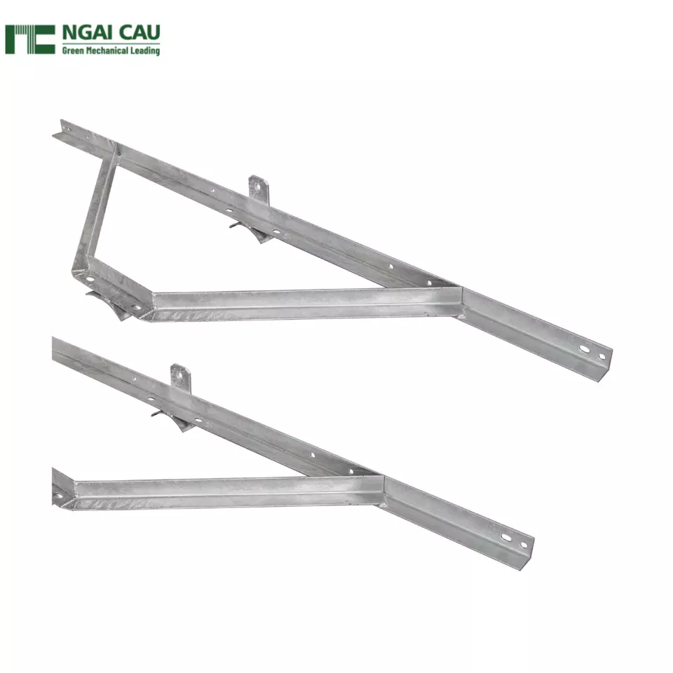 Galvanized Steel Cross Arm For Concrete Pole Overhead Electrical Transmission Line Pole From Viet Nam Supplier