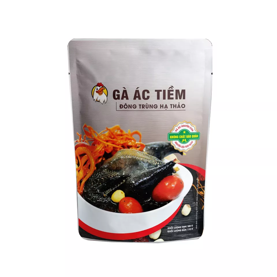 Chicken with Cordyceps Instant Soup Contact Best Supplier Good Quality Healthy Slow Cooked Black 380 G Food Delicious, Tasty