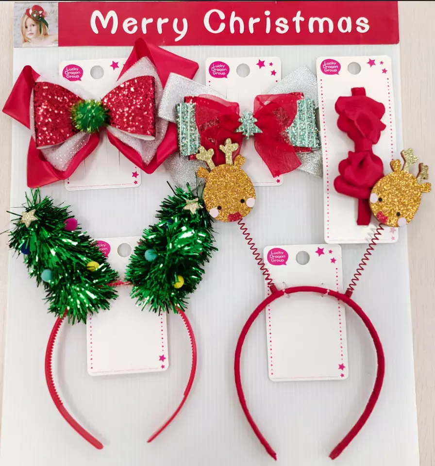 Christmas Hair Accessories With Beautiful Unique Designs For Girls With Factory Service