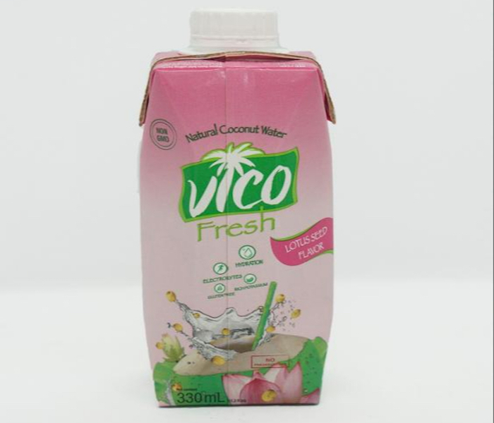 Coconut Water Mix Lotus Seed Flavor In 1L And 330ml