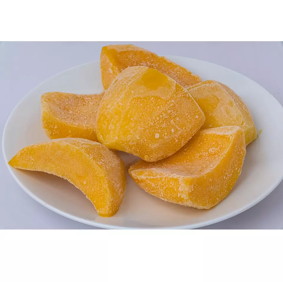 Wholesale High Quality Vietnam Global GAP 24 Months Shelf Life Under 18 Degree Kaew Variety IQF Mango dices 10x10mm
