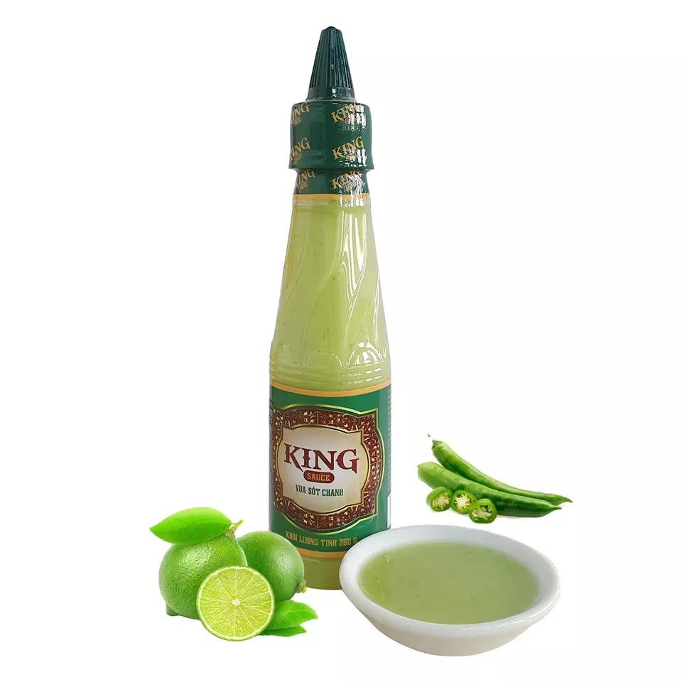 CHAVI LIME CHILI SAUCE 260g Bottle - Best Sauce for Seafood Grilled Meat Green Chili Lime Dipping Sauce