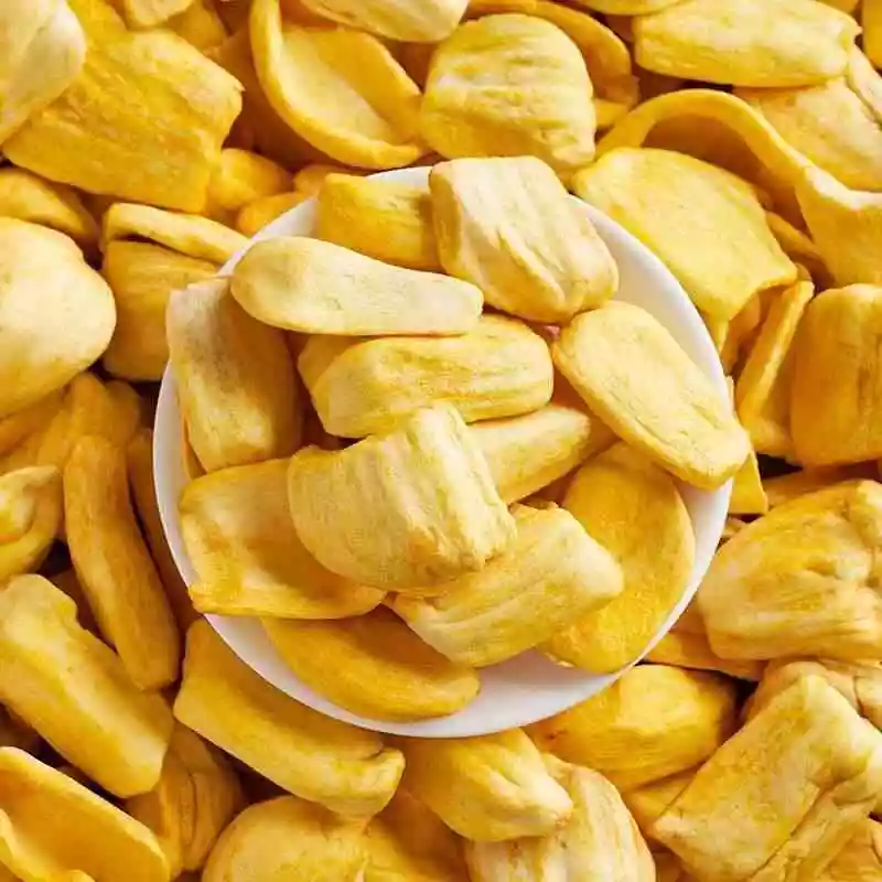 100% Natural jackfruit and palm oil sweet Sliced Vacuum dried jackfruit With ISO HACCP Certification