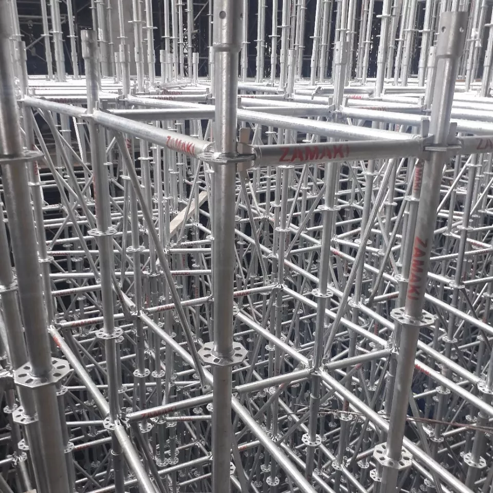 Ringlock system used construction scaffolding