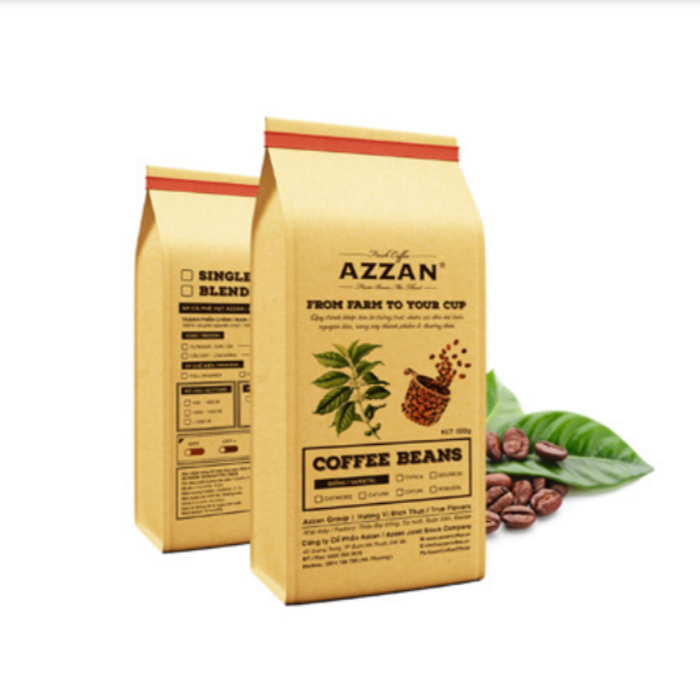 Machine Coffee Type Azzan Hand Picked High Quality Arabica Catimor Coffee Bean Export From Vietnam