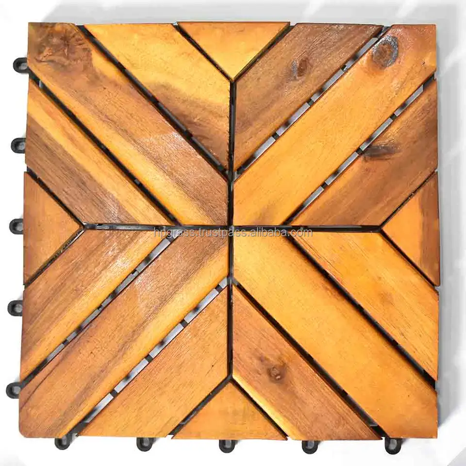 Super hot item HPW-04 flooring wood texture solid wood tile for home decoration balcony/entry floor tile