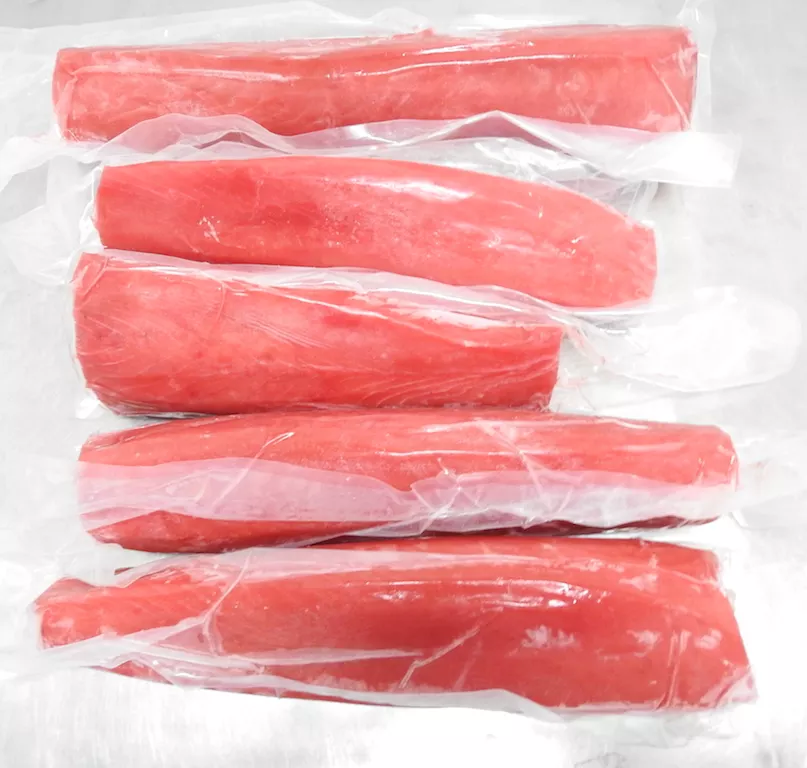 Vietnam natural Yellowfin Tuna Loins CO Frozen Yellowfin Tuna Vacuum Pack BRC