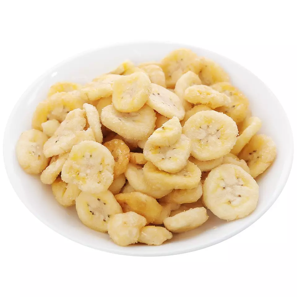 ISO HACCP Certification sweet Sliced Vacuum dried banana With Gift Packing 2 years Shelf Life From Vietnam