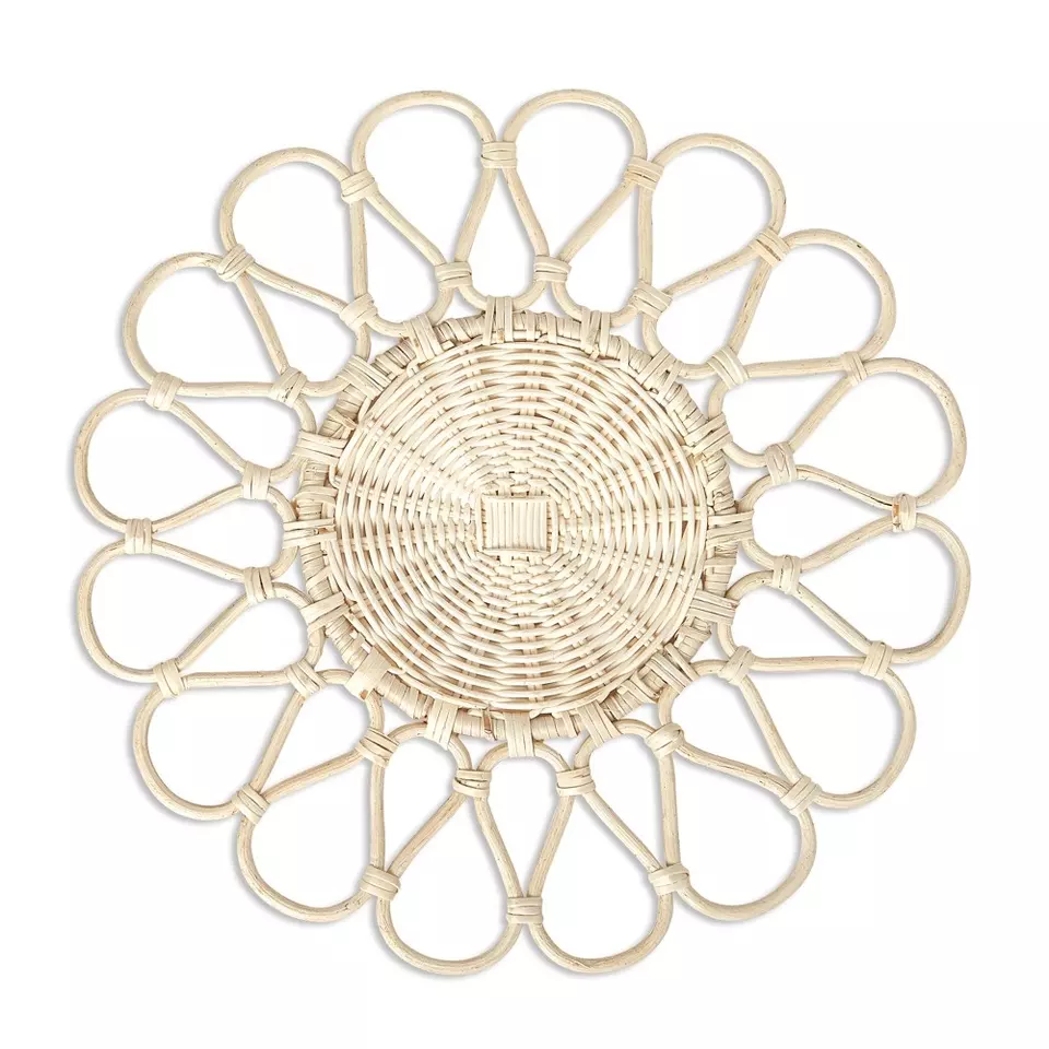 Creative Factory Direct Sales Rattan Woven Placemat Wedding Placemat Dinnerware Sets From Vietnam