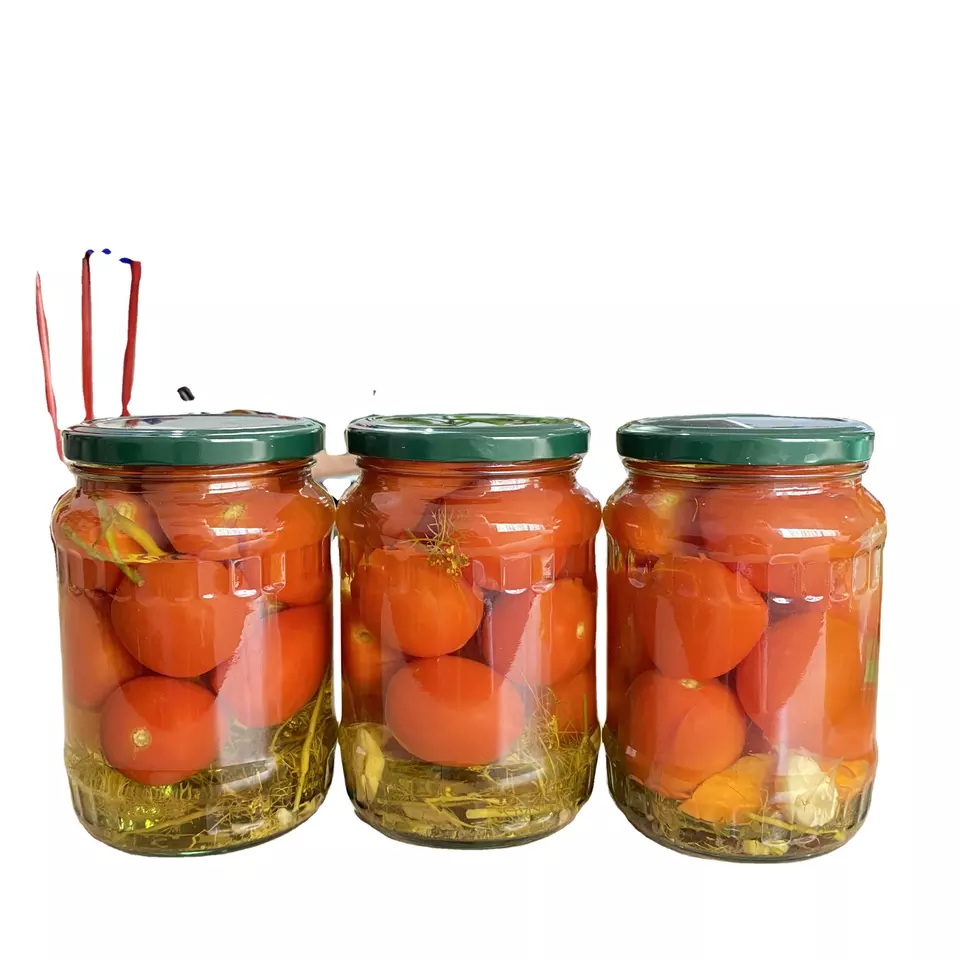 SPECIAL OFFER Tasty Canned Whole Tomato In Vinegar Pickled Tomatoes In Marson Jar