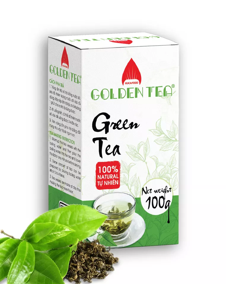 Green Tea Leaves Dried - Vietnam local specialities tea - Golden Tea - Product of Vietnam