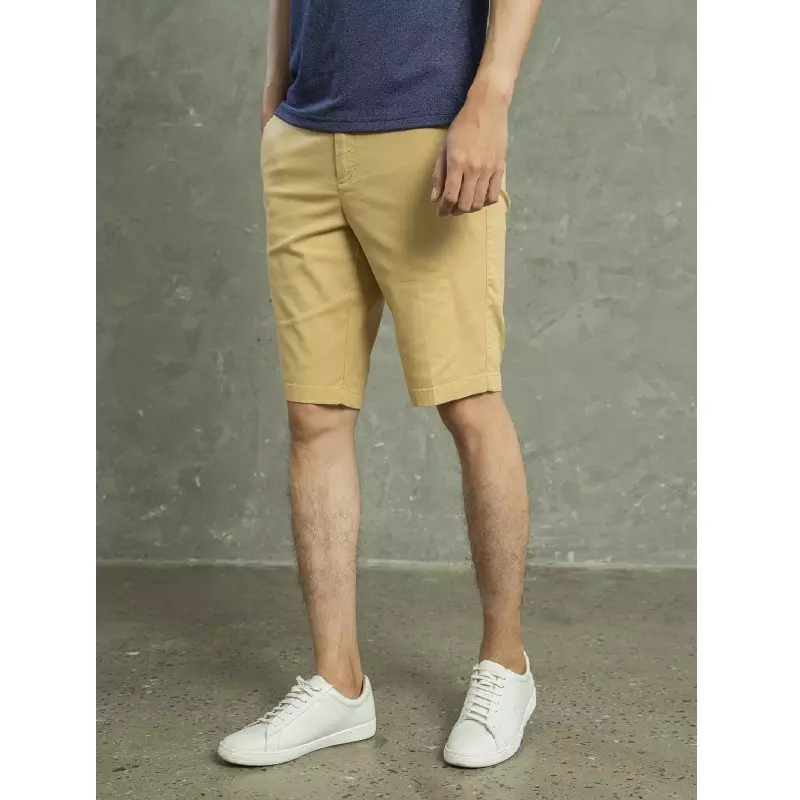 NEW SPACE - Vietnam Best Supplier Custom Men's Pants Short Regular Fit NPS-009S1 100% Cotton Breathable