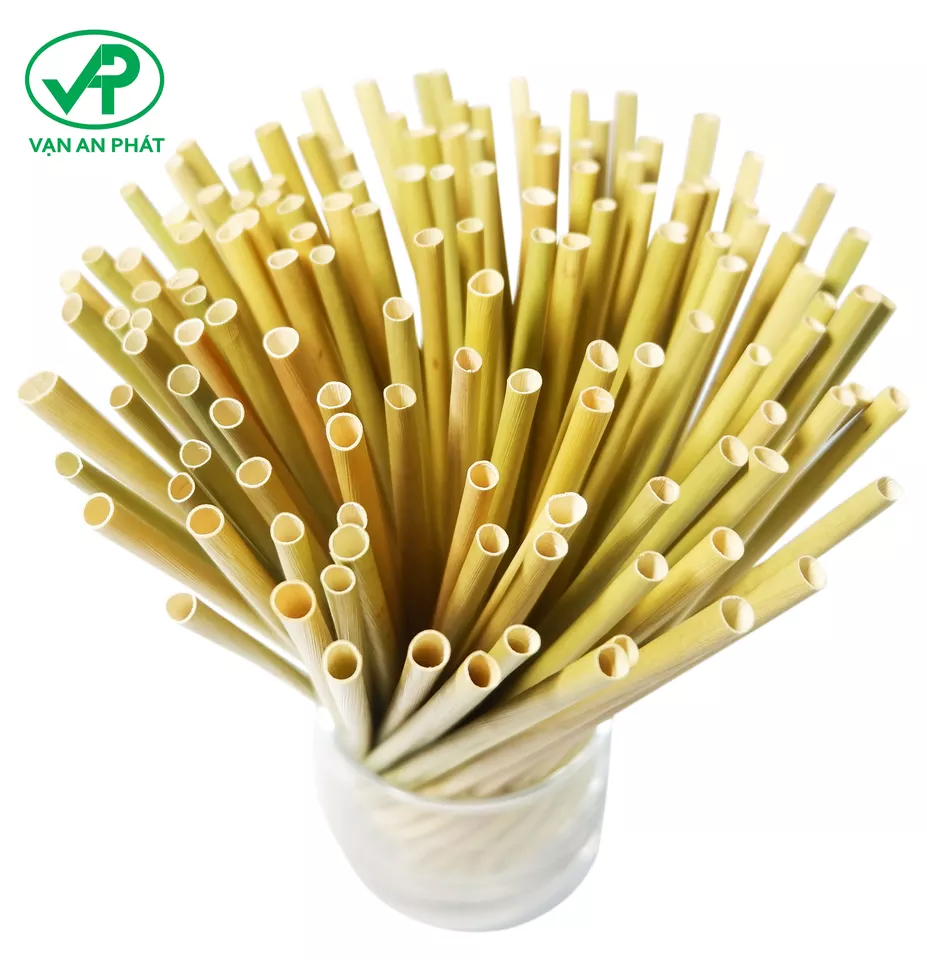 100% Biodegradable Eco-friendly Natural Wheat Grass Drinking Straw Organic Custom Straw from Vietnam Bar Accessories Wood