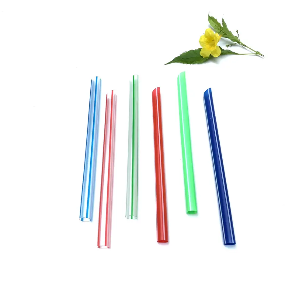 Shake / Milk Tea PP Colorful / Stripe Drinking Plastic Straws