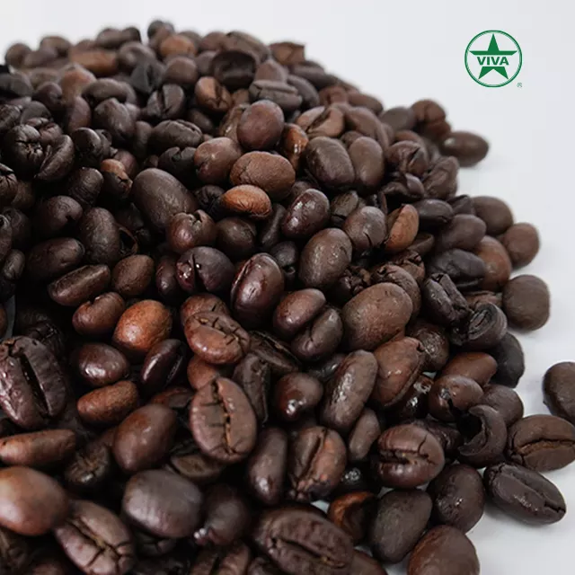 Vietnam Arabica Robusta Moka Three Region Whole Roasted Bean Coffee Powder With Raw Processing Type - 0.5 kg Weight