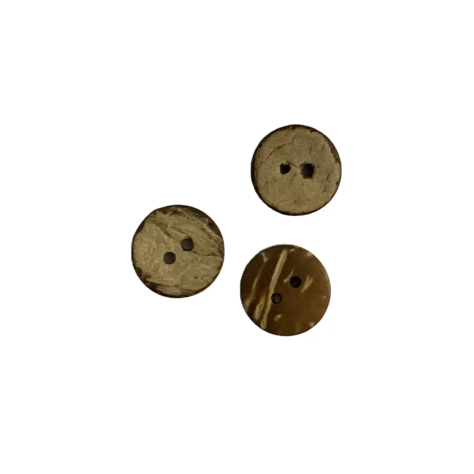 12.7mm Coconut Buttons 20L for Clothing Accessories Manufacturer Eco-friendly Beautiful Natural Flatback Washable Engrave