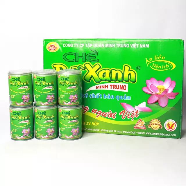 High quality Canned Food instant Green bean gruel from Minh Trung Vietnam - No preservativeGreen Bean Soup for sweet desserts