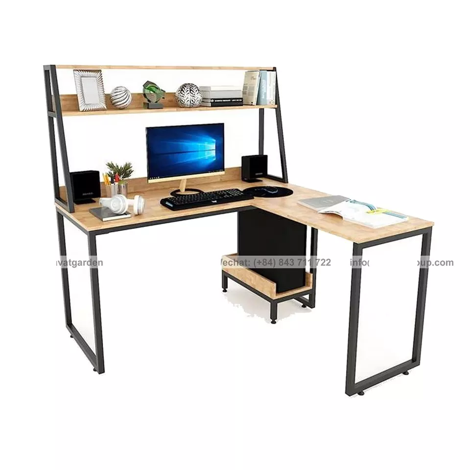 Adjustable Extendable Convertible Furniture Industrial Metal Office Desk Netbook Table Vietnam Manufacturer Computer Desk