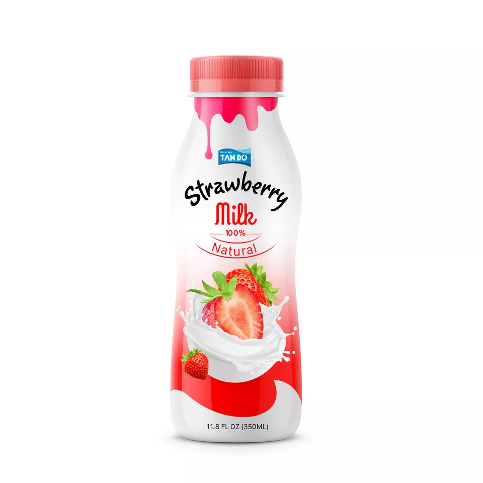 Beverage Type of milk fruit 350ml in PET bottle