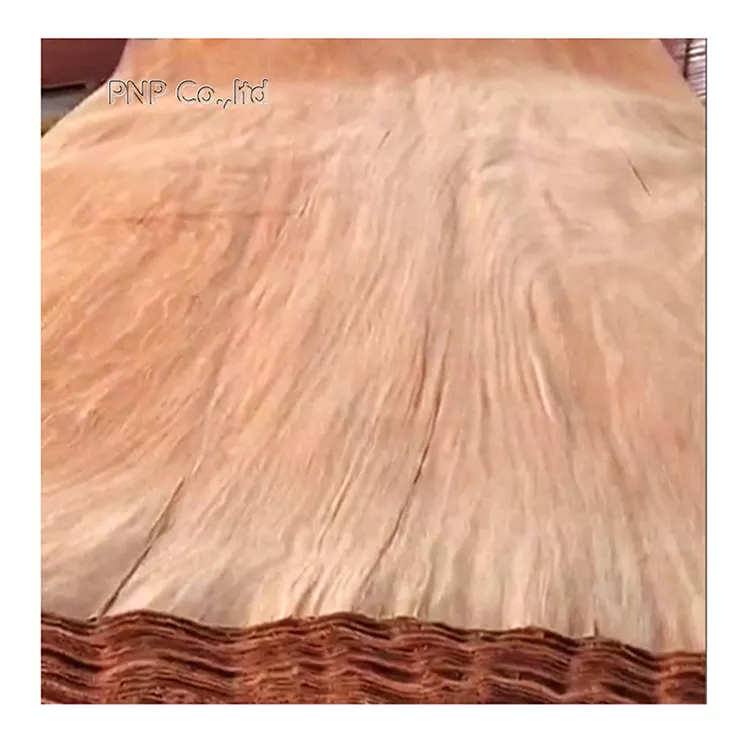 Cheap price rotary cut keruing face natural wood veneer 0.3mm manufacture with high quality from Vietnam