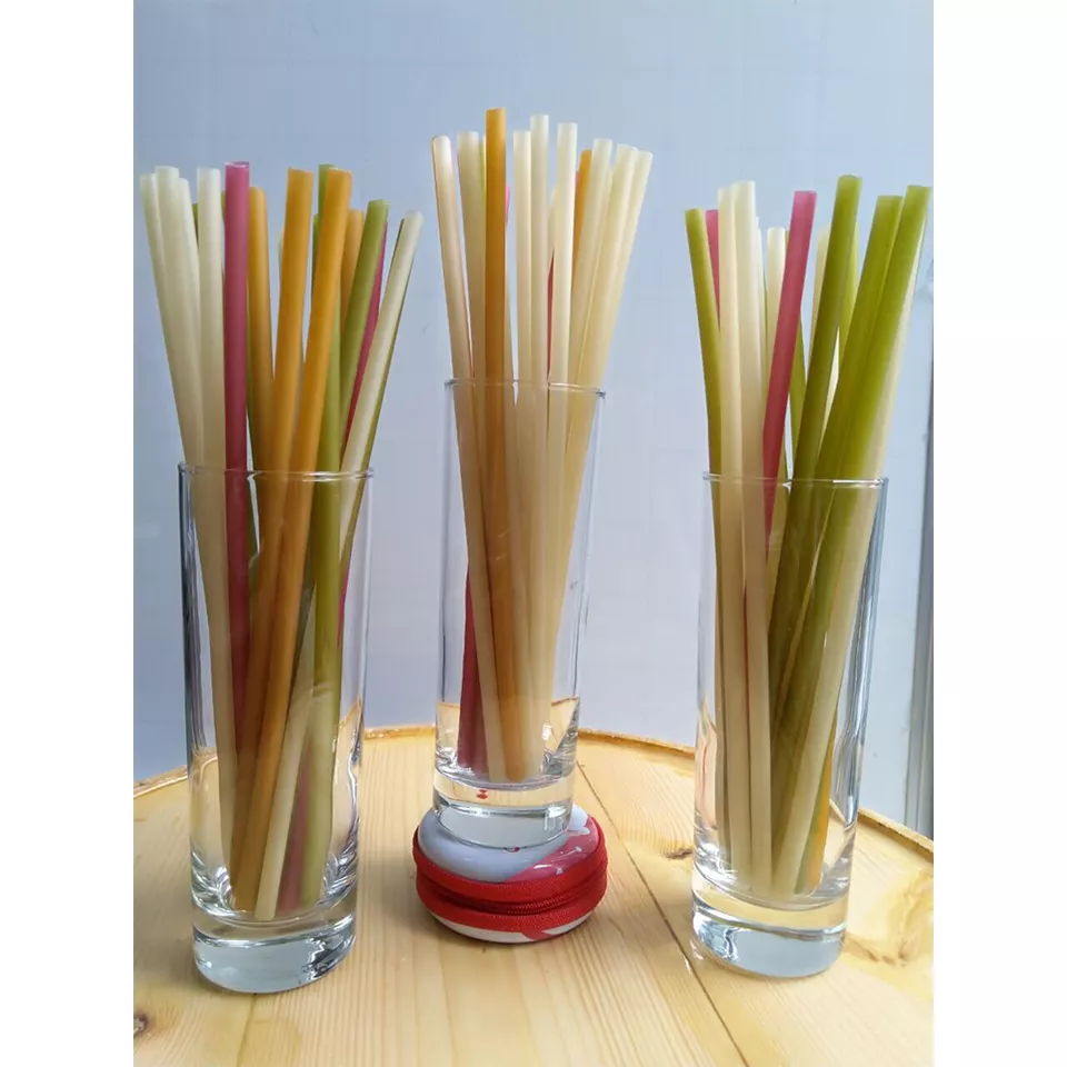 100% Natural Rice Straw Green Made in Vietnam