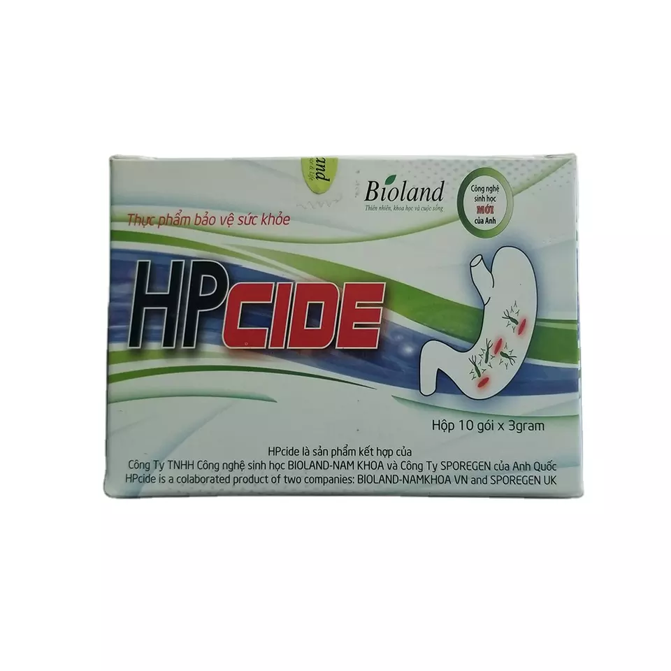 Stomach Ulcer Treatment HPCide Powder Ho Chi Minh City Box of 10 Sachets H.pylori from Vietnam