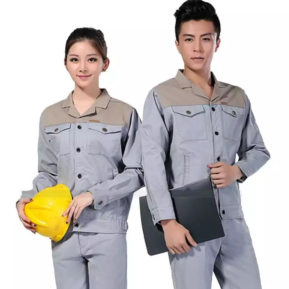 Long Sleeve Polyester Cotton In-Stock Items Unisex Workwear Uniform For Adults With multi Color From Vietnam