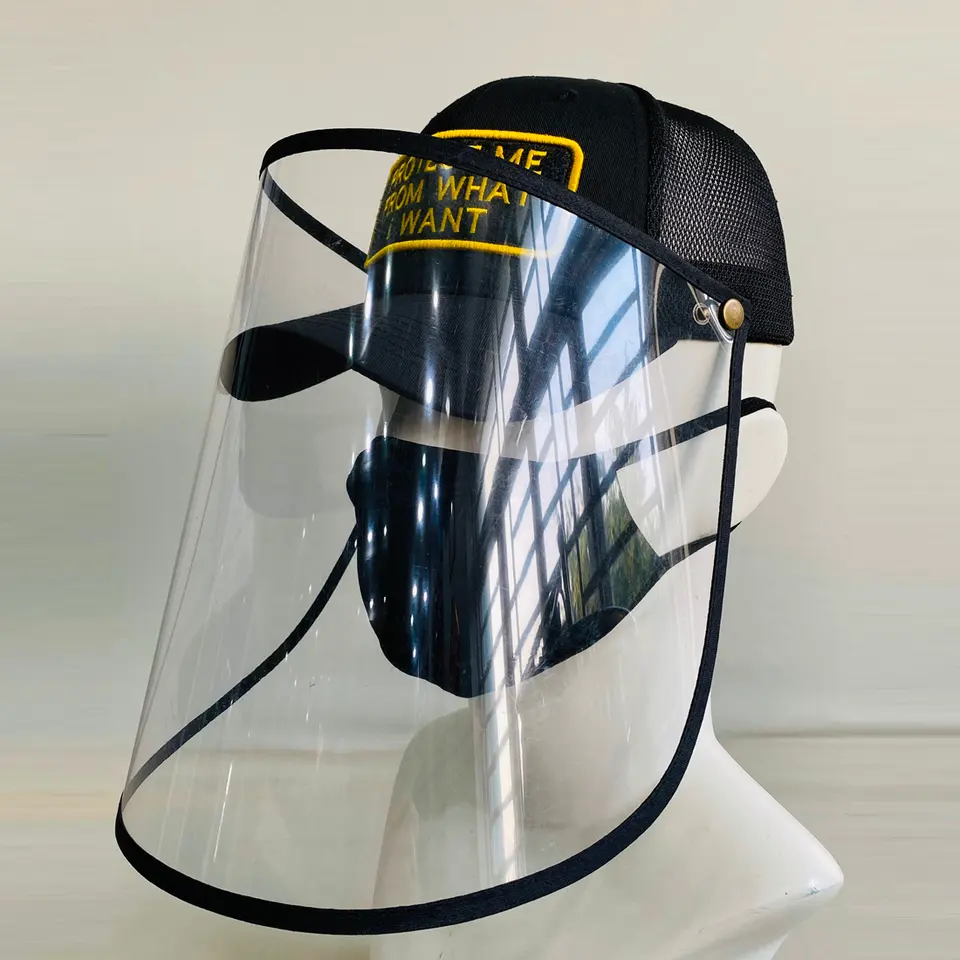 ANTI - SPITTING PROTECTIVE _ HM95_hat black hight quality made in vietnam