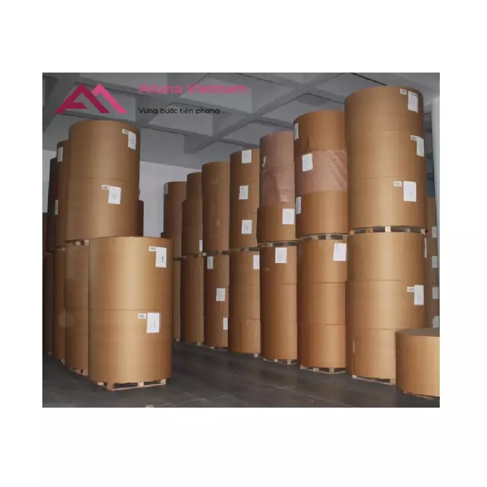 30% virgin wood pulp material type mechanical accept custom order paper board packaging Duplex Paper Aruna from Vietnam