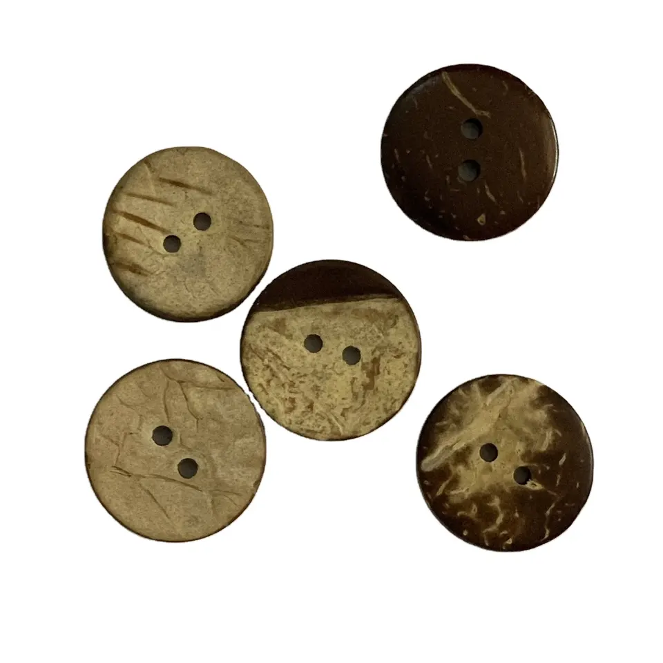 New Style Wholesale Customized Design Flatback Coconut Button 32 for Clothes from Vietnam Supplier