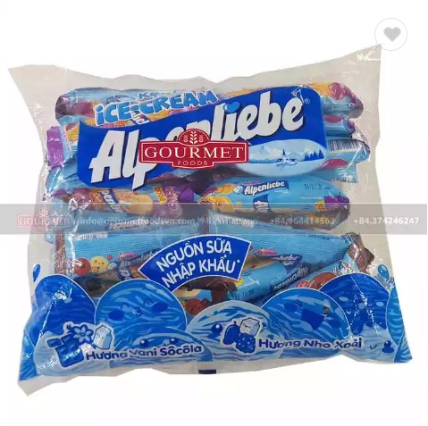 Alpenlieb Lollipop With Vanilla and Chocolate 32g x 16 Roll/ Sweet Candies/ Candy wholesale