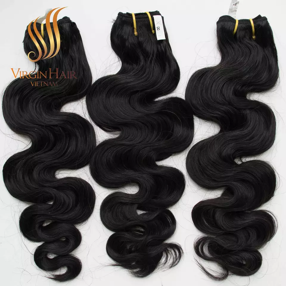 Bundles And Closure Set Body Wave Cuticle Aligned Vietnamese hair 100gr Each Bundle 100% Virgin High Quality