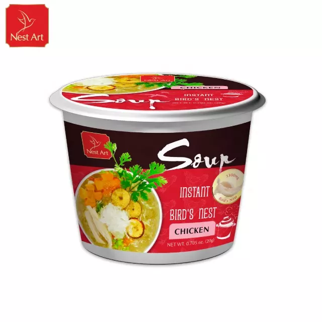 Healthy food soup freeze dried Instant Soup Freeze Dried Bird nest Easy to Carry Beauty Health