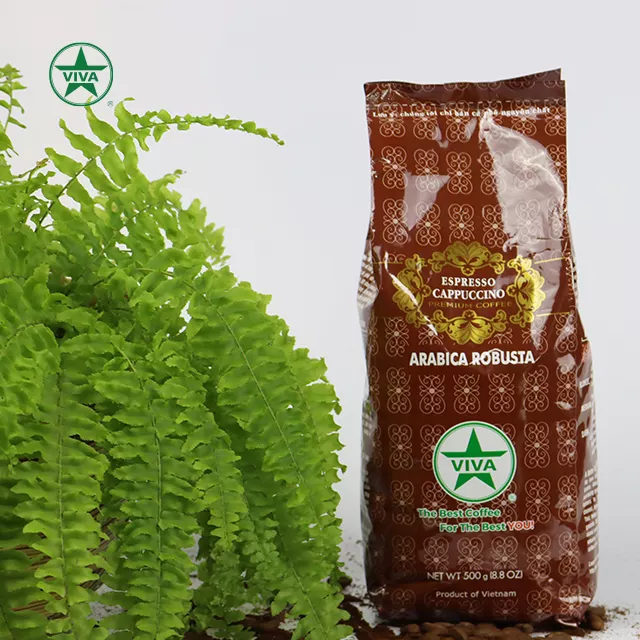 Healthy Product Type Robusta Arabica Beverage 0.5kg Weight Vietnam Good Whole best roasted coffee powder In Bag Packaging