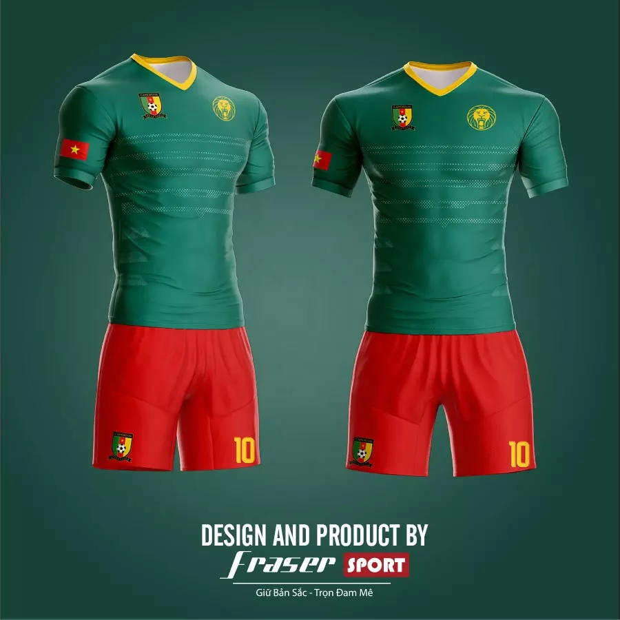Football Club Cameroun customized soccer uniforms, soccer training suit